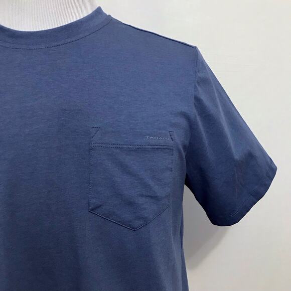 Tahari NWT Blue Pocket Tee Men M - Picture 3 of 11